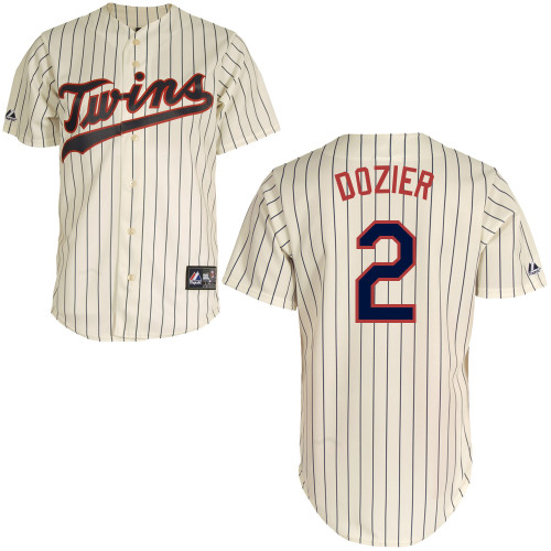 Brian Dozier #2 mlb Jersey-Minnesota Twins Women's Authentic Alternate 3 White Baseball Jersey